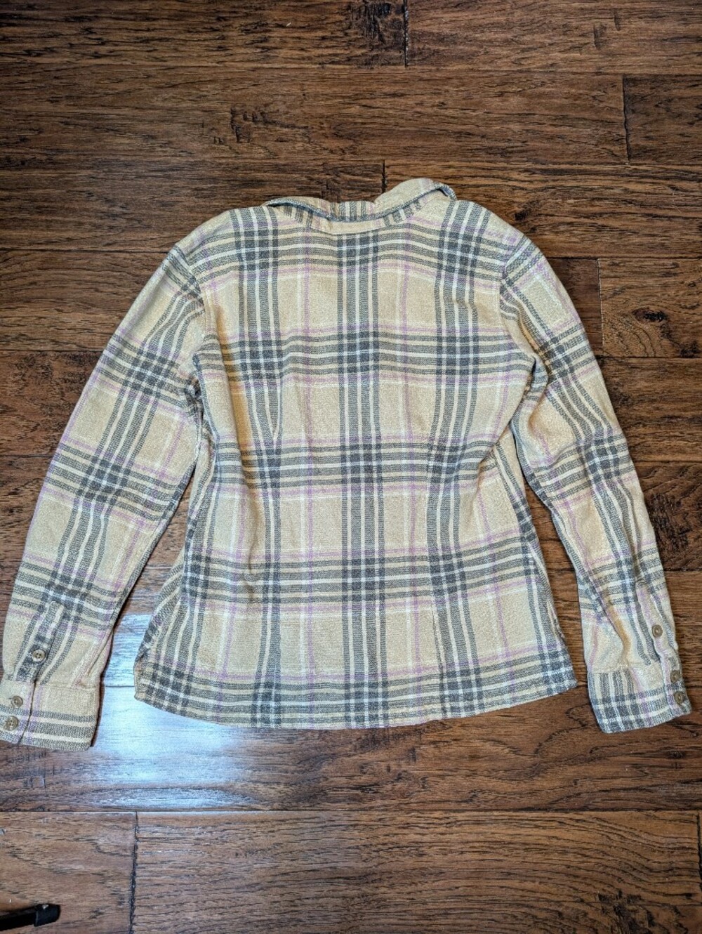 Patagonia Organic Cotton Long Sleeve Fjord Flannel Shirt Size 6 - Picture 3 of 11